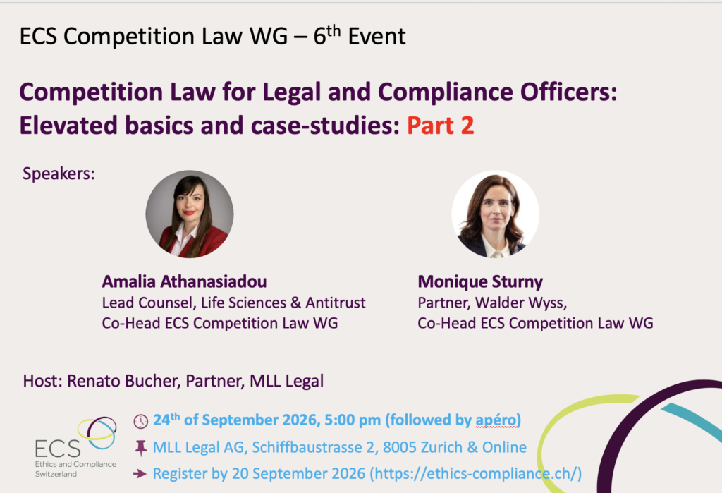 Competition Law for Legal and Compliance Officers: Elevated basics and case-studies: Part 2