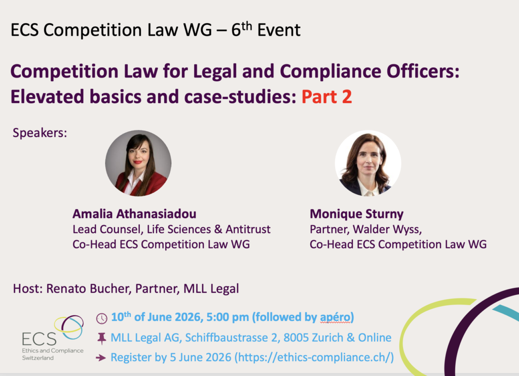 Competition Law for Legal and Compliance Officers: Elevated basics and case-studies: Part 2